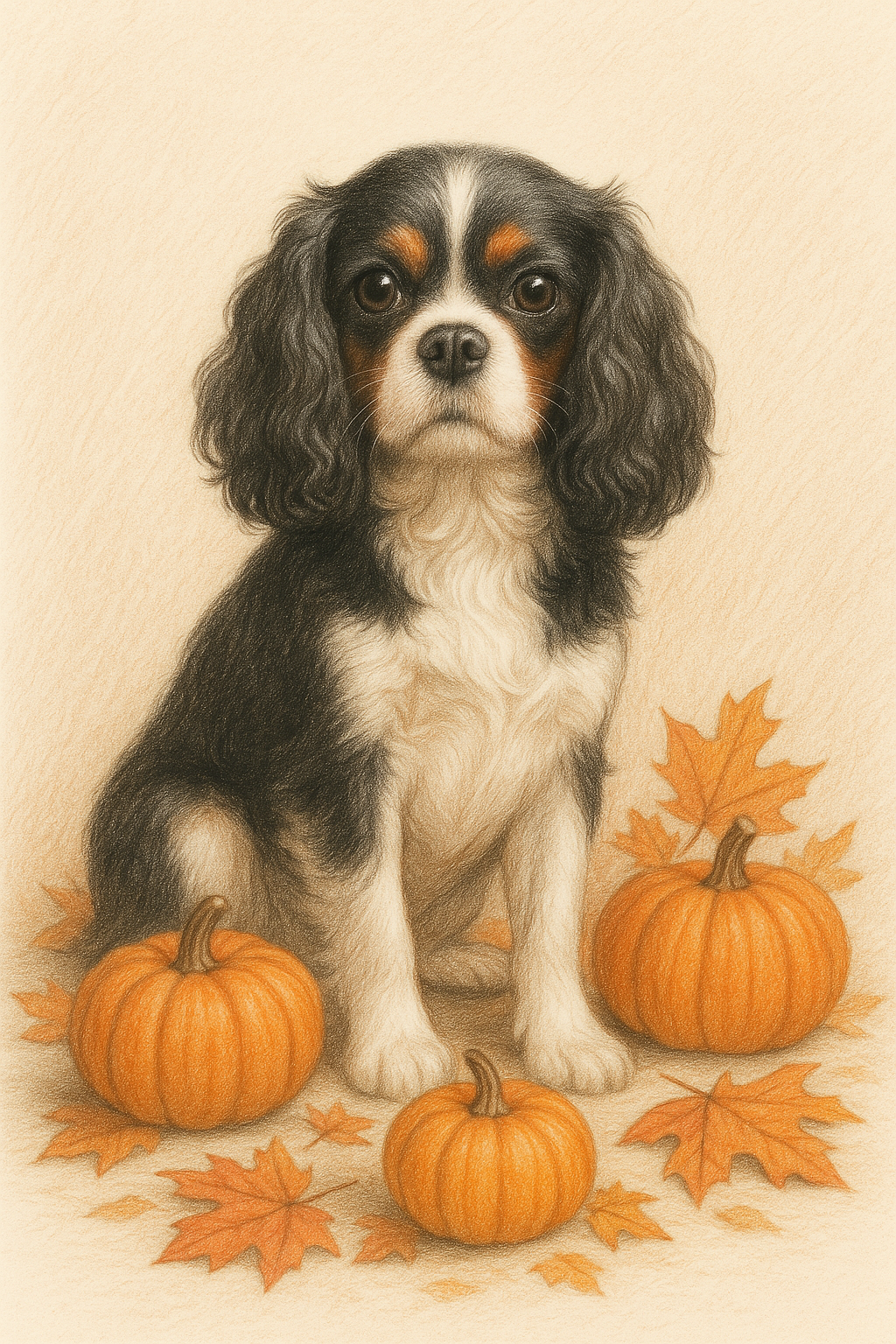 Custom pet portrait by The Family Portrait Company